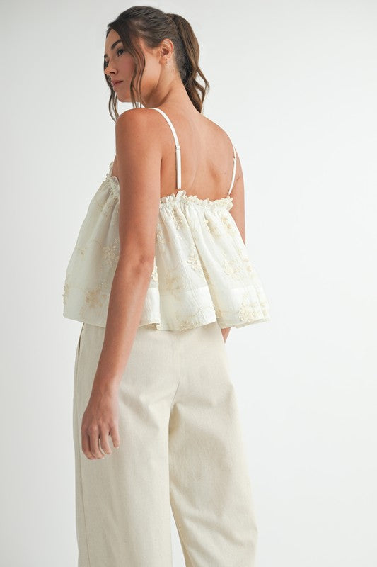 Cassie Embroidered Top