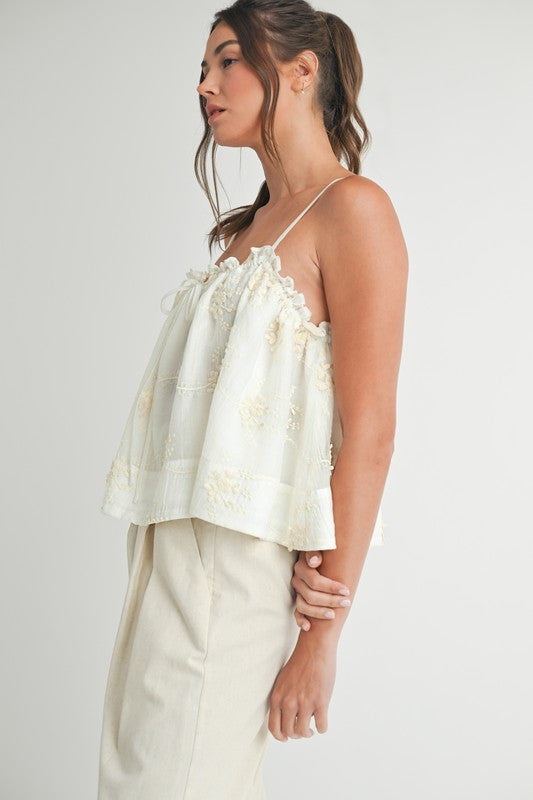 Cassie Embroidered Top