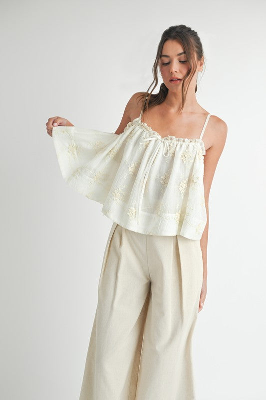 Cassie Embroidered Top
