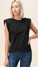 Shoulder Padded Tee